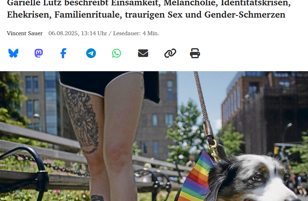 Lutz-Besprechung im nd - Journalismus von links