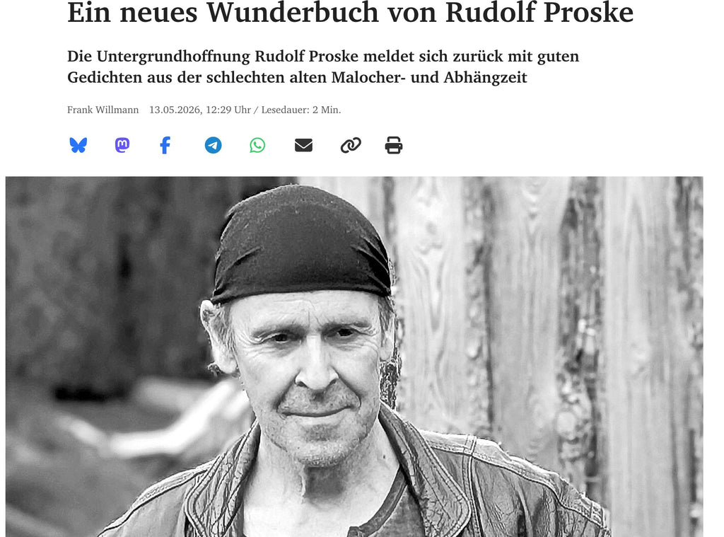 Hammer-Besprechung von Proskes Lyrikband im nd