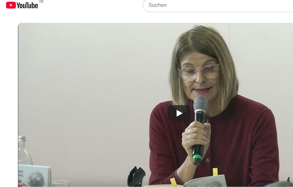 Sabine Scholls Lesung auf der Buchmesse