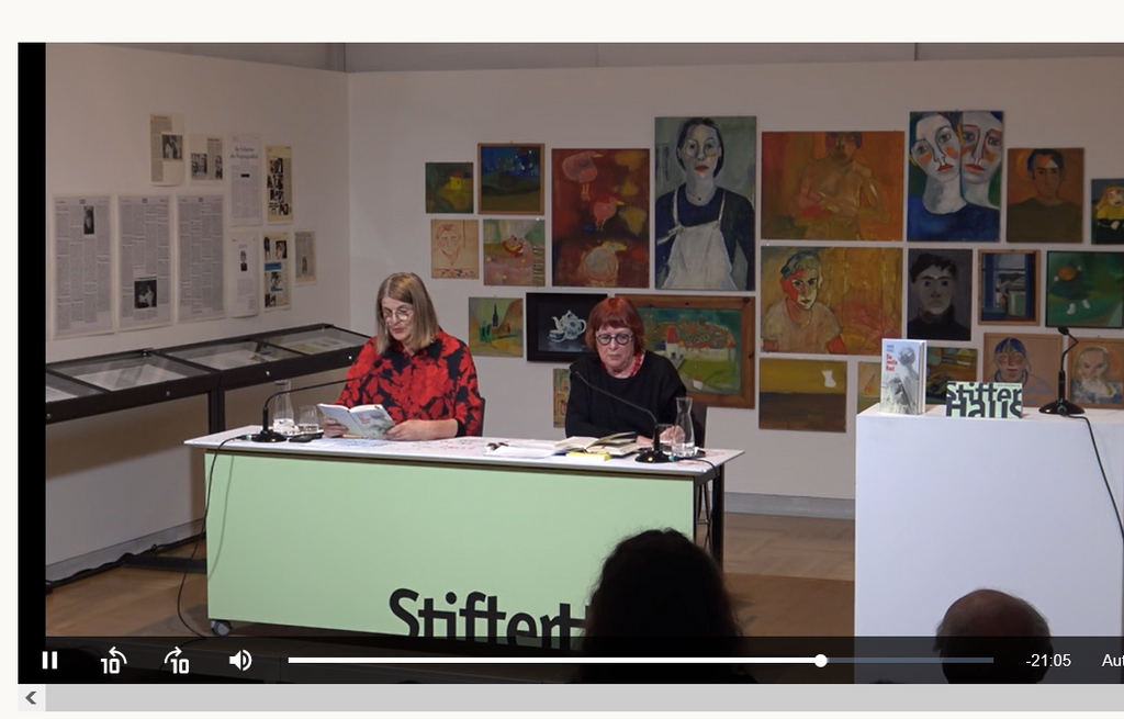 Sabine Scholl im Stifterhaus