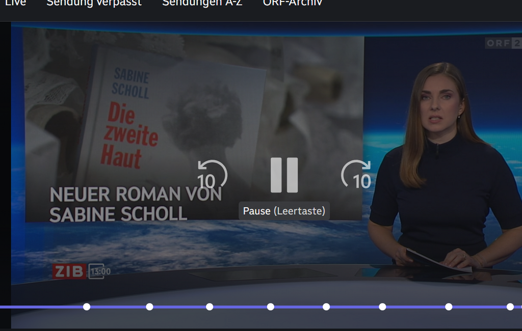 Sabine Scholl neuerlich im ORF besprochen