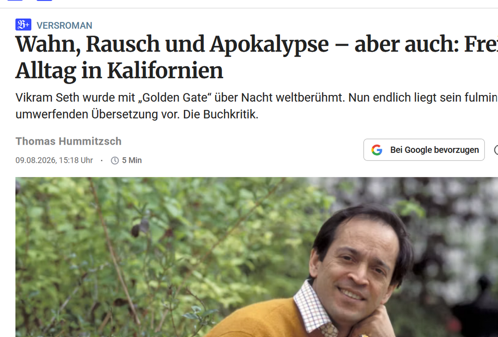 GOLDEN GATE in der Berliner Zeitung