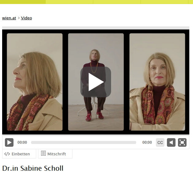 Ausgezeichnet mit dem Literaturpreis der Stadt Wien: Sabine Scholl im Video