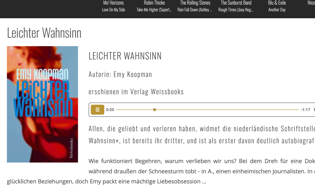 Leichter Wahnsinn auf Superfly.fm